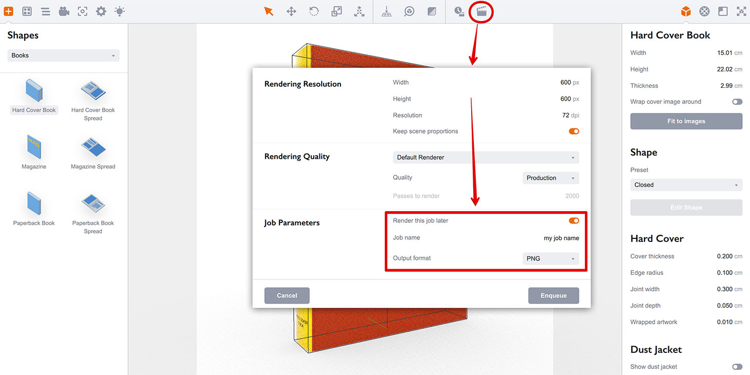 Отложенный рендеринг в Boxshot