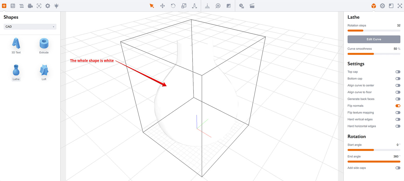 New materials are still the same in 3D mode