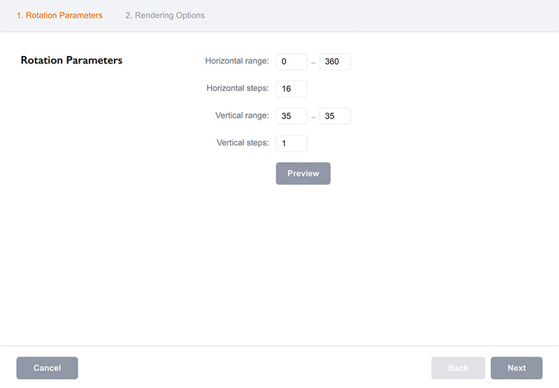 Свойства анимации вращения