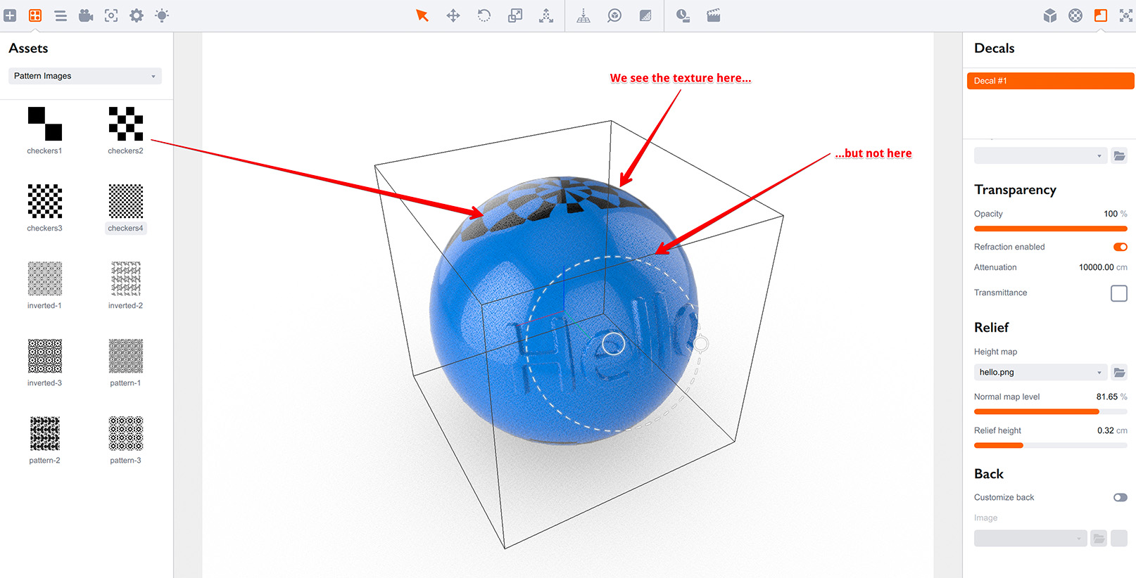 Adding checkered texture to the sphere