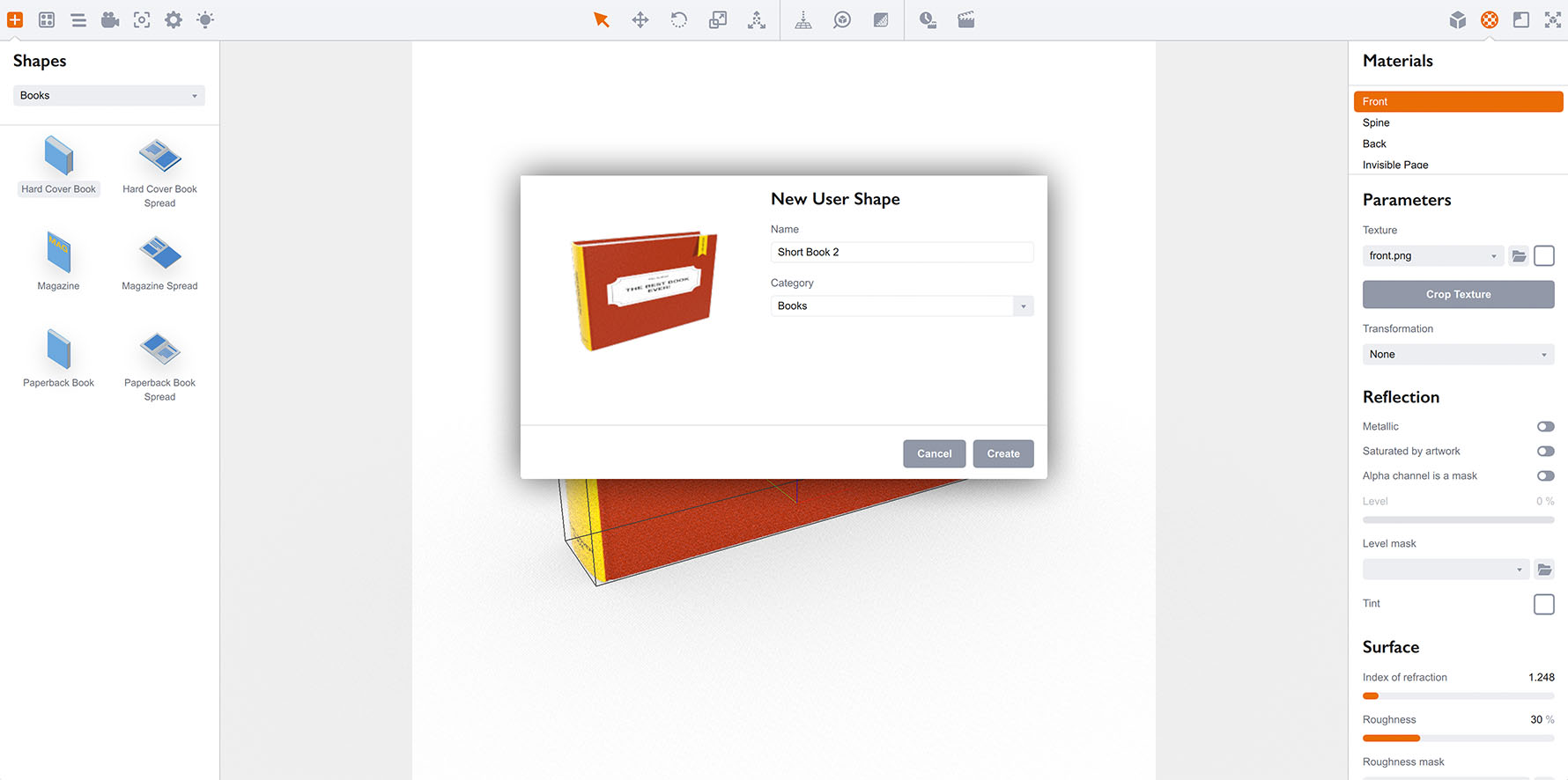 Adding our custom book to the books folder