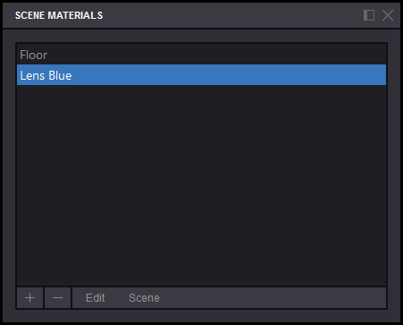 Koru scene materials list