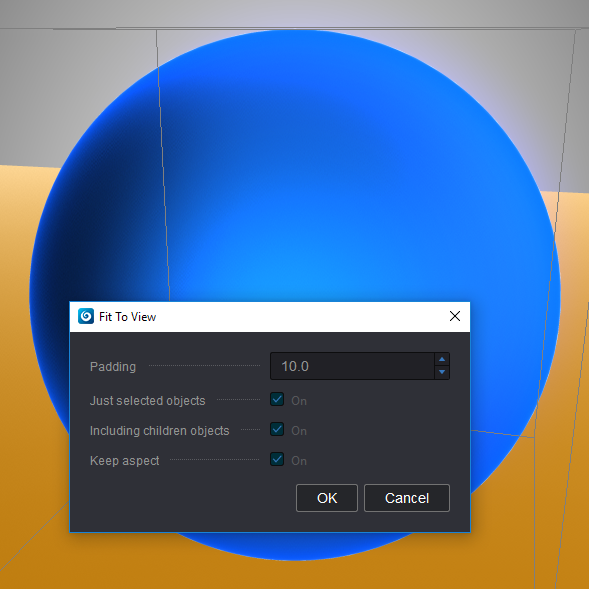 Fit to view tool in Koru just for selected objects