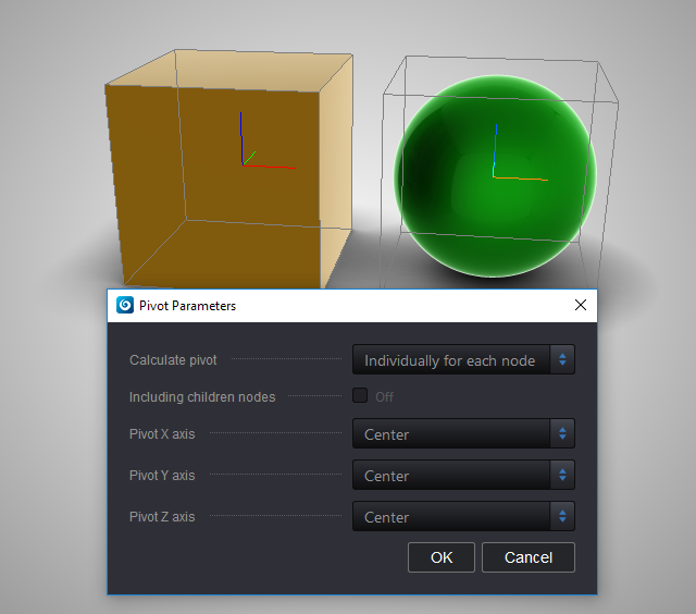 Koru pivot editor window