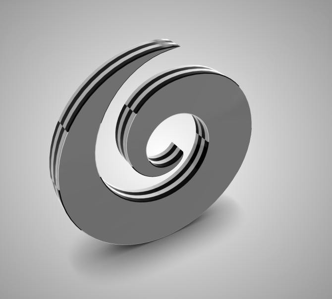 Koru with a koru model