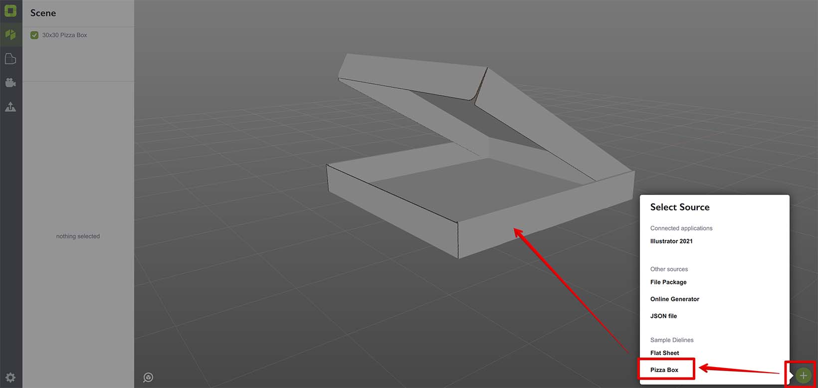 Making pizza box in Origami