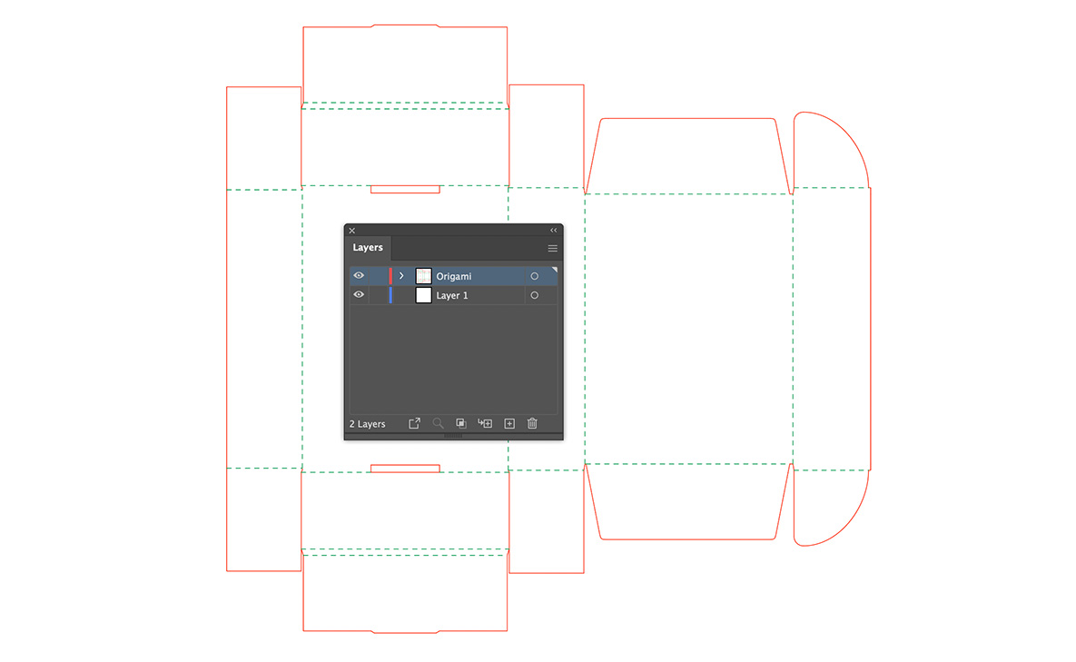 FEFCO-0427 in Illustrator