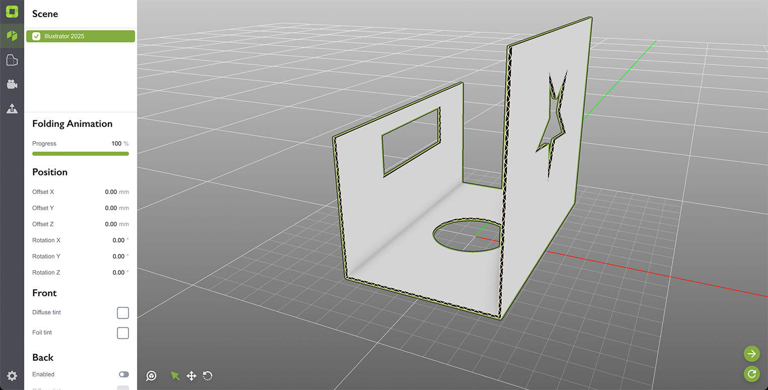 Bottom anchor works in Origami