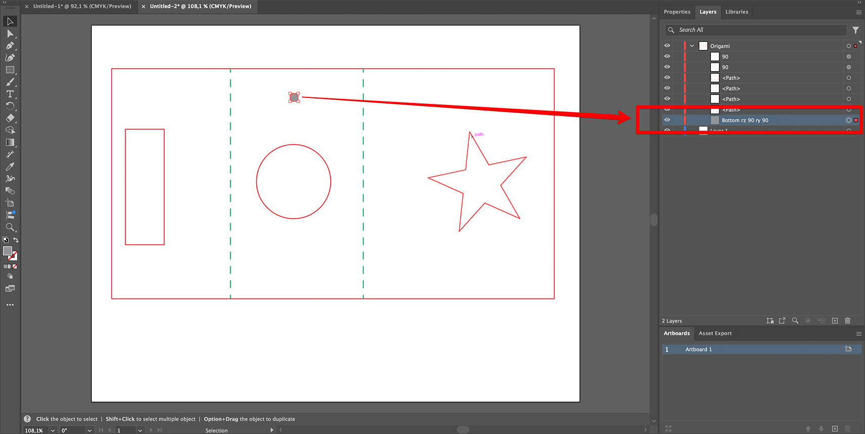 Anchor parameters in Illustrator