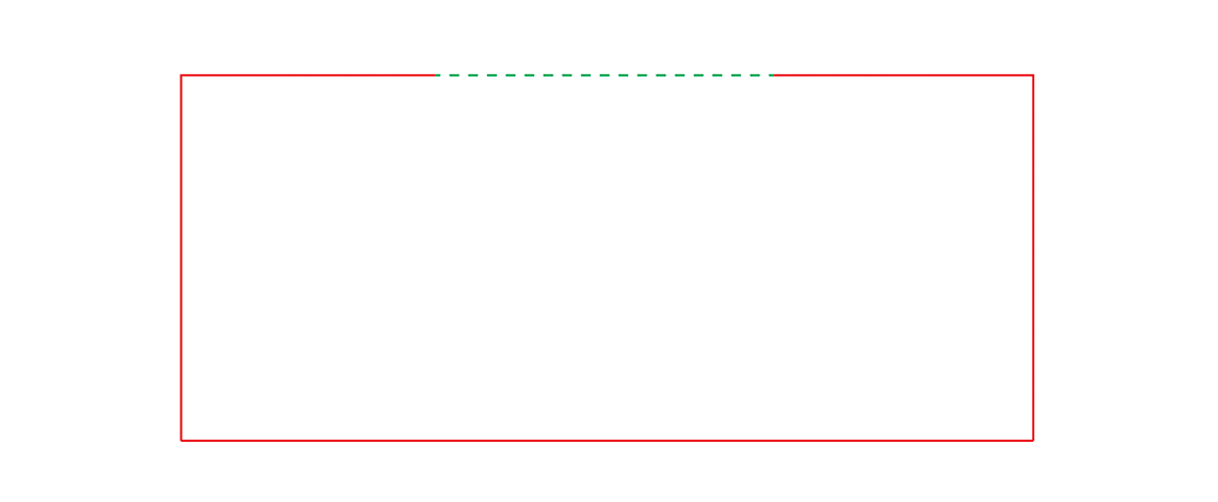 Crease line in the main outline