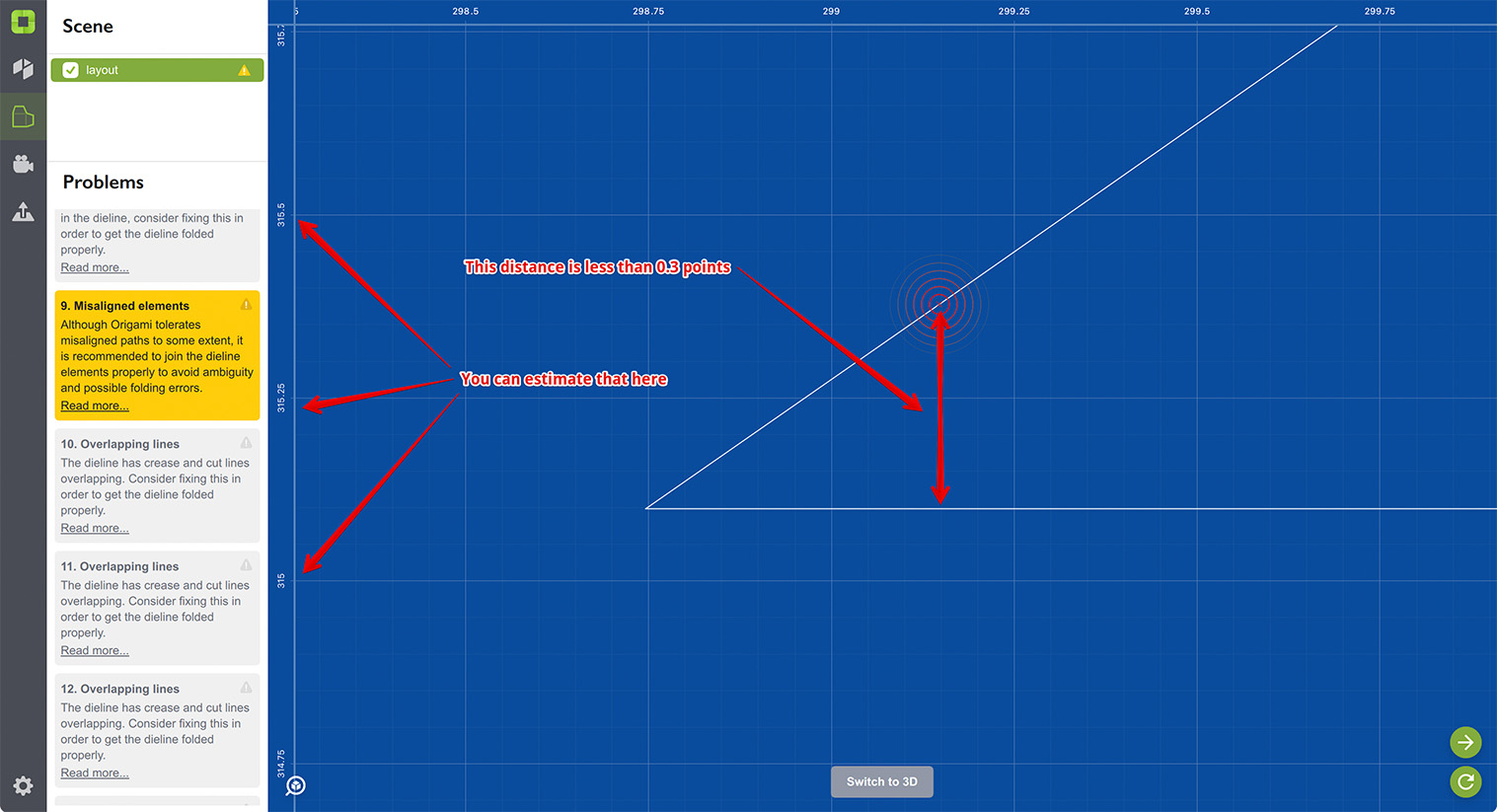 Standalone misaligned point explained