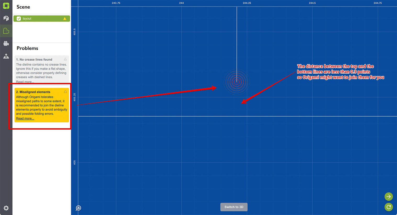 A simpler version of standalone misaligned point