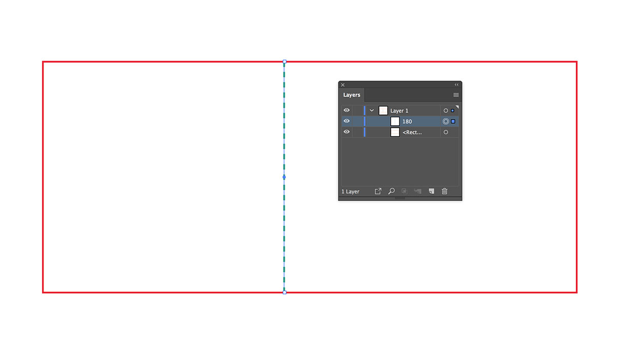 Simple dieline that gives z-fighting effects