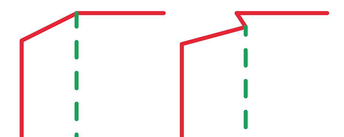 Fixing z-fighting by using proper cuts for flaps